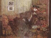 Edouard Vuillard, Woman lying on the sofa
